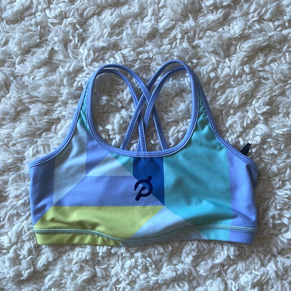 Peloton Pyramid strappy sports bra